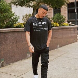 Fashion Nova Black Slim Men Jeans